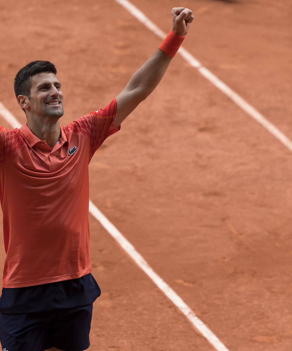 Tennis player Novak Djokovic during the Rolex Paris Master event