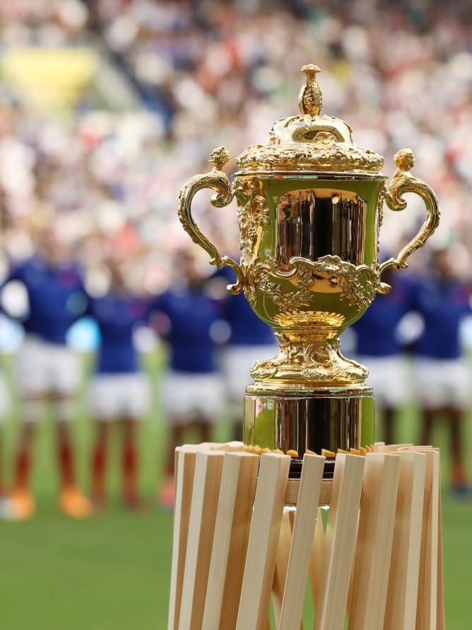 Photo of the Cup of the Rugby World Cup competition